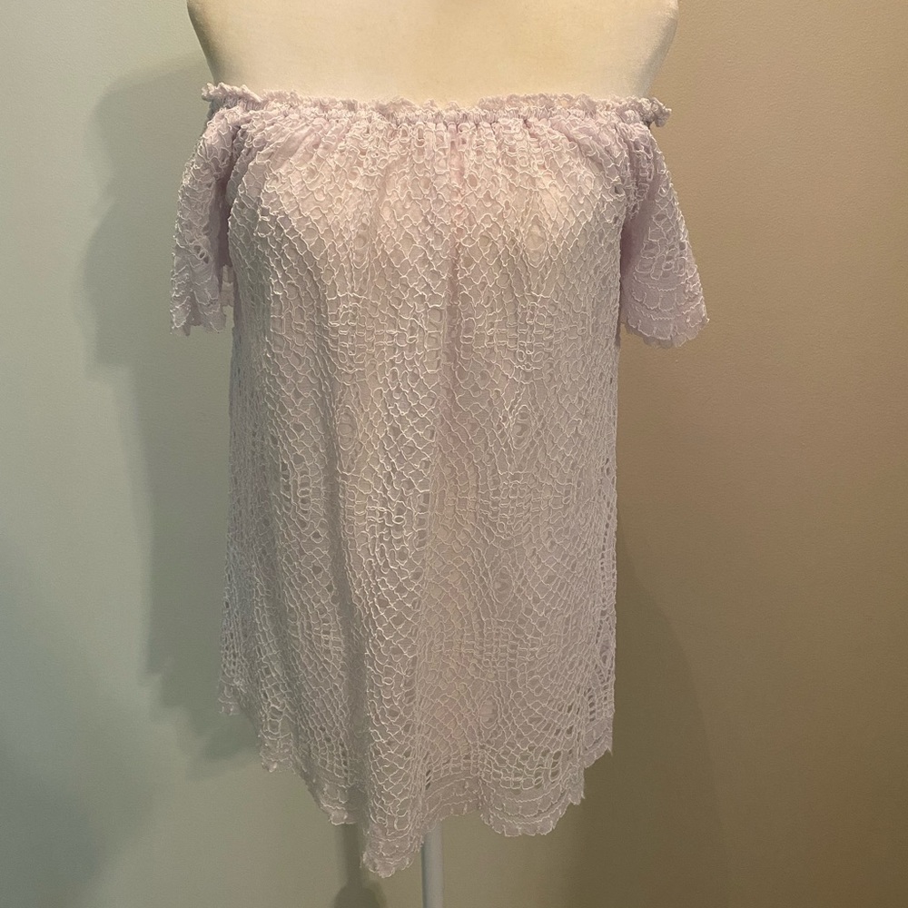 Lily Pulitzer Lace Off-the-Shoulder Top